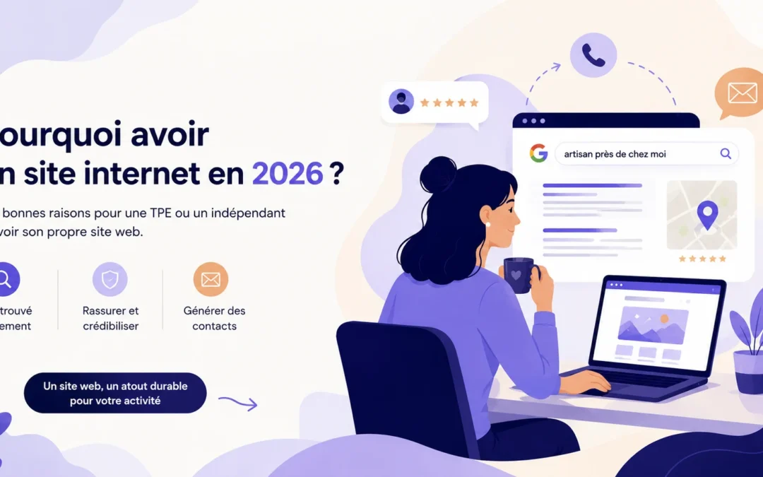 Pourquoi avoir un site internet en 2026 quand on est indépendant ou une TPE ?